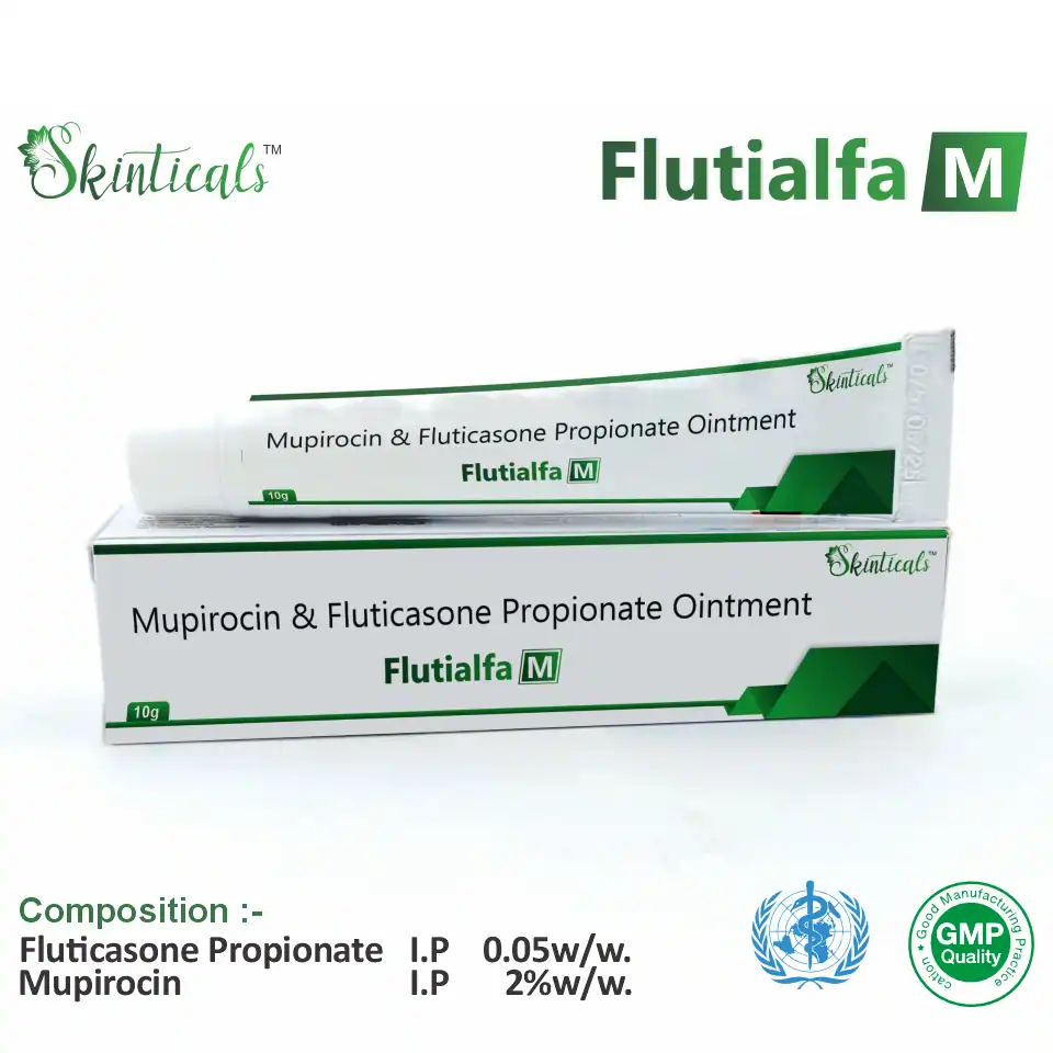 Fluticasone Propionate 0.005% + Mupirocin 2% Cream PCD Pharma
